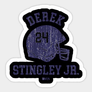 Derek Stingley Jr. Houston Helmet Font Sticker